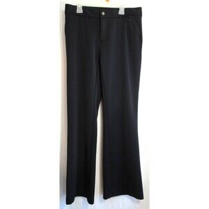 Athleta Black Soft Shell Fleece Lined Adjustable Waist Ski Pants Size 4 EUC